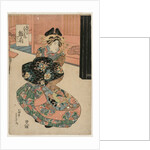 The Courtesan Hinaogi of the Daikokuya at the Entrance of Kadomachi, c. late 1820s or early 1830s by Gokotei Sadakage