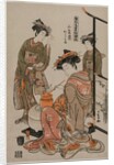 The Courtesan Karahama of Yamashiroya Performing the Tea Ceremony…, late 1770s by Isoda Koryusai