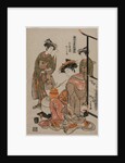 The Courtesan Karahama of Yamashiroya Performing the Tea Ceremony…, late 1770s by Isoda Koryusai