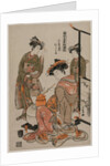 The Courtesan Karahama of Yamashiroya Performing the Tea Ceremony…, late 1770s by Isoda Koryusai