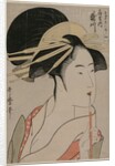 The Courtesan Takigawa of Ogiya, c. 1798 by Kitagawa Utamaro