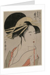 The Courtesan Takigawa of Ogiya, c. 1798 by Kitagawa Utamaro