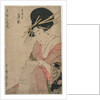 The Courtesan Tsukioka of Hyogoya Rolling a Letter?, late 1790s by Kitagawa Utamaro