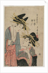 The Courtesans Karagoto and Nishikido of Chojiya, late 1800s by Utamaro II