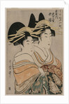 The Courtesans Kasugano and Utahama of Tamaya…, c. 1800 by Kitagawa Utamaro