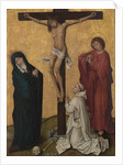 The Crucifixion with a Carthusian Monk, c. 1460 by Rogier van der Weyden