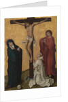 The Crucifixion with a Carthusian Monk, c. 1460 by Rogier van der Weyden