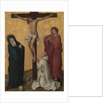 The Crucifixion with a Carthusian Monk, c. 1460 by Rogier van der Weyden