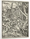 The Dance of Death: Expulsion from Paradise; Adam Cultivating the Ground by Hans Holbein