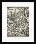 The Dance of Death: Expulsion from Paradise; Adam Cultivating the Ground by Hans Holbein