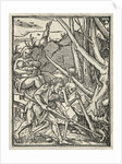 The Dance of Death: Expulsion from Paradise; Adam Cultivating the Ground by Hans Holbein