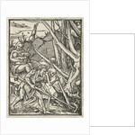 The Dance of Death: Expulsion from Paradise; Adam Cultivating the Ground by Hans Holbein