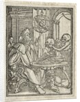 The Dance of Death: The Astrologer; The Rich Man by Hans Holbein