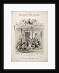 The Dinner Bell Polka - Sheet Music Cover by Winslow Homer