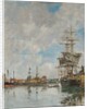 The Dock of Deauville, 1891 by Eugène Boudin