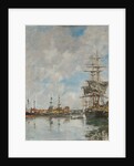 The Dock of Deauville, 1891 by Eugène Boudin
