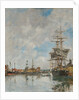 The Dock of Deauville, 1891 by Eugène Boudin