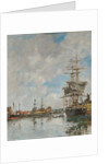 The Dock of Deauville, 1891 by Eugène Boudin