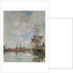 The Dock of Deauville, 1891 by Eugène Boudin