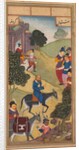The Entry into Jerusalem, from a Mirror of Holiness of Father Jerome Xavier, 1602-1 by Unknown