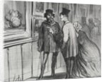 The Exhibition of 1859: The painter who had a painting refused…, 1859 by Honoré Daumier