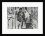 The Exhibition of 1859: The painter who had a painting refused…, 1859 by Honoré Daumier