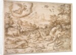 The Expulsion from Paradise, c. 1606 by Jan Wierix