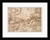 The Expulsion from Paradise, c. 1606 by Jan Wierix