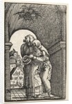 The Fall and Redemption of Man: The Embrace of Joachim and Anne at the Golden Gate, 1515 by Albrecht Altdorfer