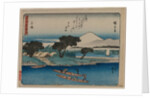 The Fifty-Three Stations of the Tokaido: Hiratsuka, c. 1840 by Ando Hiroshige