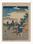 The Fifty-Three Stations of the Tokaido: Numazu, c. 1850 by Ando Hiroshige