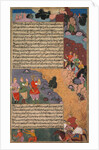 The First Adventure of the White Horse, Page from the Khan Khanan's Razm Nama…, c. 1610-17 by Unknown