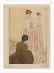 The Fitting, 1890-1891 by Mary Cassatt