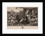 The Four Markets: The Vegetable Market, 1779 by Richard Earlom