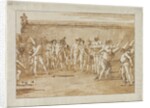The Game of Bowls, 1790s by Giovanni Domenico Tiepolo
