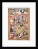The game of wolf-running in Tabriz, from an Akbar-nama, c. 1595-1600 by Banwari