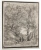 The Gardens of Horace, original impression 1855, printed in 1921 by Jean Baptiste Camille Corot