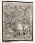 The Gardens of Horace, original impression 1855, printed in 1921 by Jean Baptiste Camille Corot