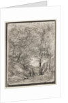 The Gardens of Horace, original impression 1855, printed in 1921 by Jean Baptiste Camille Corot