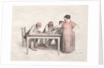 The Glass of Wine by Jean Veber