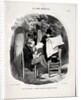 The Good Bourgeois, plate 14: What the bourgeois consider a distraction, 1846 by Honoré Daumier