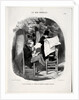 The Good Bourgeois, plate 14: What the bourgeois consider a distraction, 1846 by Honoré Daumier