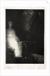 The Haunted House: I Continued to Gaze on the Chair, and Fancied I Saw on it a Pale Blue…, 1896 by Odilon Redon; Auguste Clot