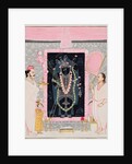 The head priest Govardhanlalji makes offerings to Shri Nathji in celebration…, c. 1890 by Ghasiram Hardev Sharma (attributed to)