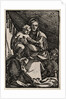 The Holy Family under a Tent by Hans Sebald Beham