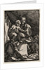 The Holy Family under a Tent by Hans Sebald Beham