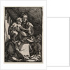 The Holy Family under a Tent by Hans Sebald Beham