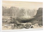 The Holy Land, Syria, Idumea, Arabia, Egypt & Nubia: Petra, Looking South, 1842 by Louis Haghe