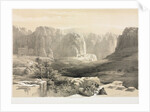 The Holy Land, Syria, Idumea, Arabia, Egypt & Nubia: Petra, Looking South, 1842 by Louis Haghe