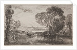 The Hydraulic Machine, original impression 1862, printed in 1921 by Charles François Daubigny